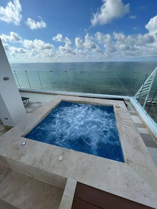 Zona Morros Cartagena Apto 2 Hab Con Jacuzzi Y Terraza Bbq, Wifi Y Frente A La Playa Apartment 0*,
